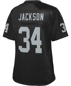 Bo Jackson Oakland Raiders Nfl Pro Line Womens Retired Player Jersey - Black