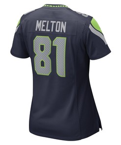 Bo Melton Seattle Seahawks Women's Game Player Jersey - College Navy