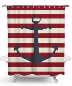 Boat Anchor Shower Curtain for Bathroom Decor