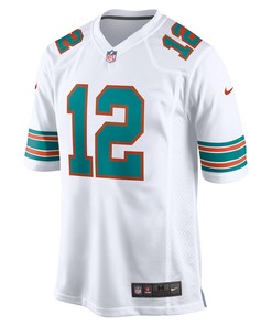 Bob Griese 12 Miami Dolphins Retired Player Jersey - White