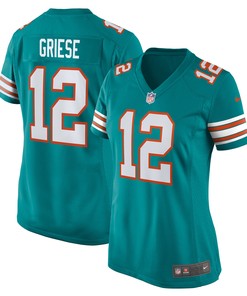 Bob Griese Miami Dolphins Womens Retired Player Jersey Aqua Nfl