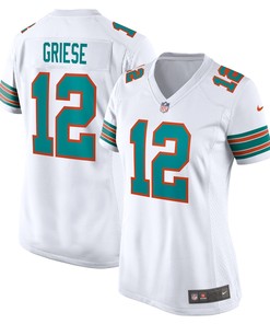 Bob Griese Miami Dolphins Womens Retired Player Jersey - White Nfl