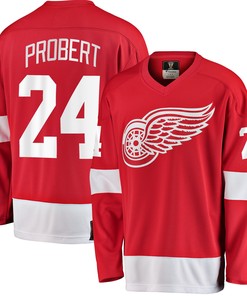 Bob Probert Detroit Red Wings Fanatics Branded Premier Breakaway Retired Player Jersey - Red Nhl