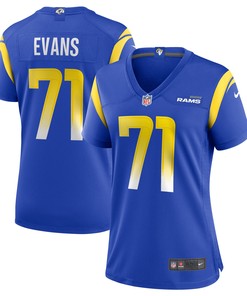 Bobby Evans Los Angeles Rams Womens Game Jersey - Royal Nfl