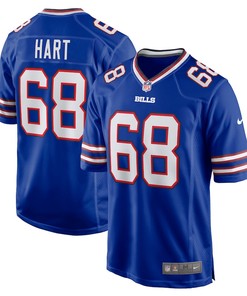 Bobby Hart 68 Buffalo Bills Game Jersey - Royal