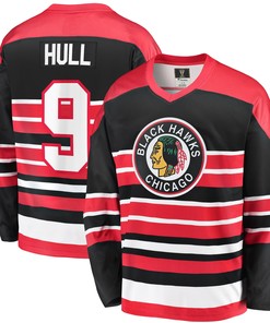 Bobby Hull Chicago Blackhawks Fanatics Branded Premier Breakaway Retired Player Jersey - Red Nhl