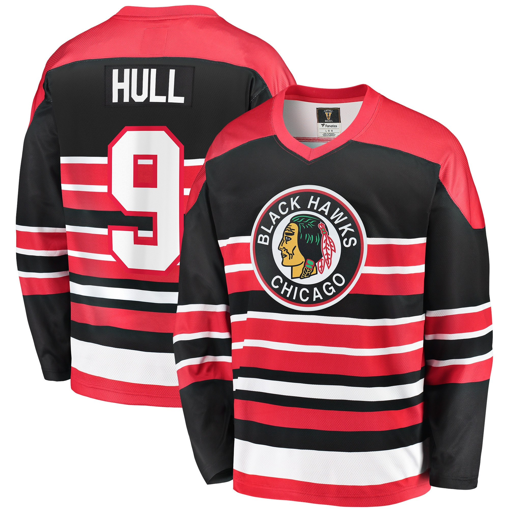 Bobby Hull Chicago Blackhawks Fanatics Branded Premier Breakaway Retired Player Jersey - Red Nhl