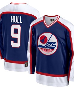 Bobby Hull Winnipeg Jets Fanatics Branded Breakaway Retired Player Jersey - Navy Nhl