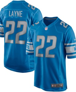 Bobby Layne Detroit Lions Game Retired Player Jersey - Blue Nfl