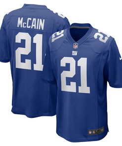 Bobby McCain 21 New York Giants Men Game Jersey - Royal