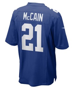 Bobby McCain 21 New York Giants Men Game Jersey - Royal