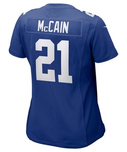 Bobby McCain 21 New York Giants Women's Game Jersey - Royal