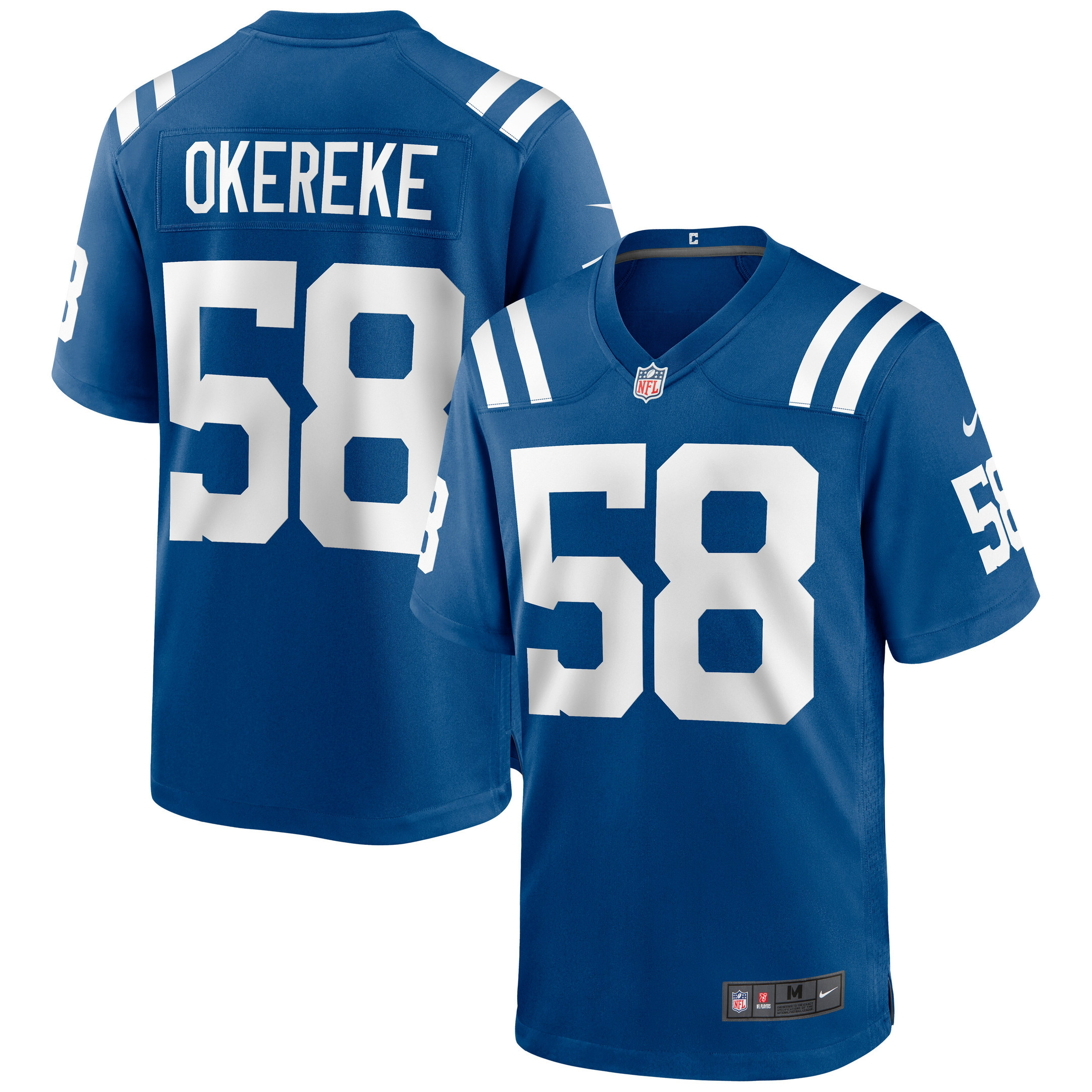 Bobby Okereke Indianapolis Colts Game Jersey - Royal Nfl