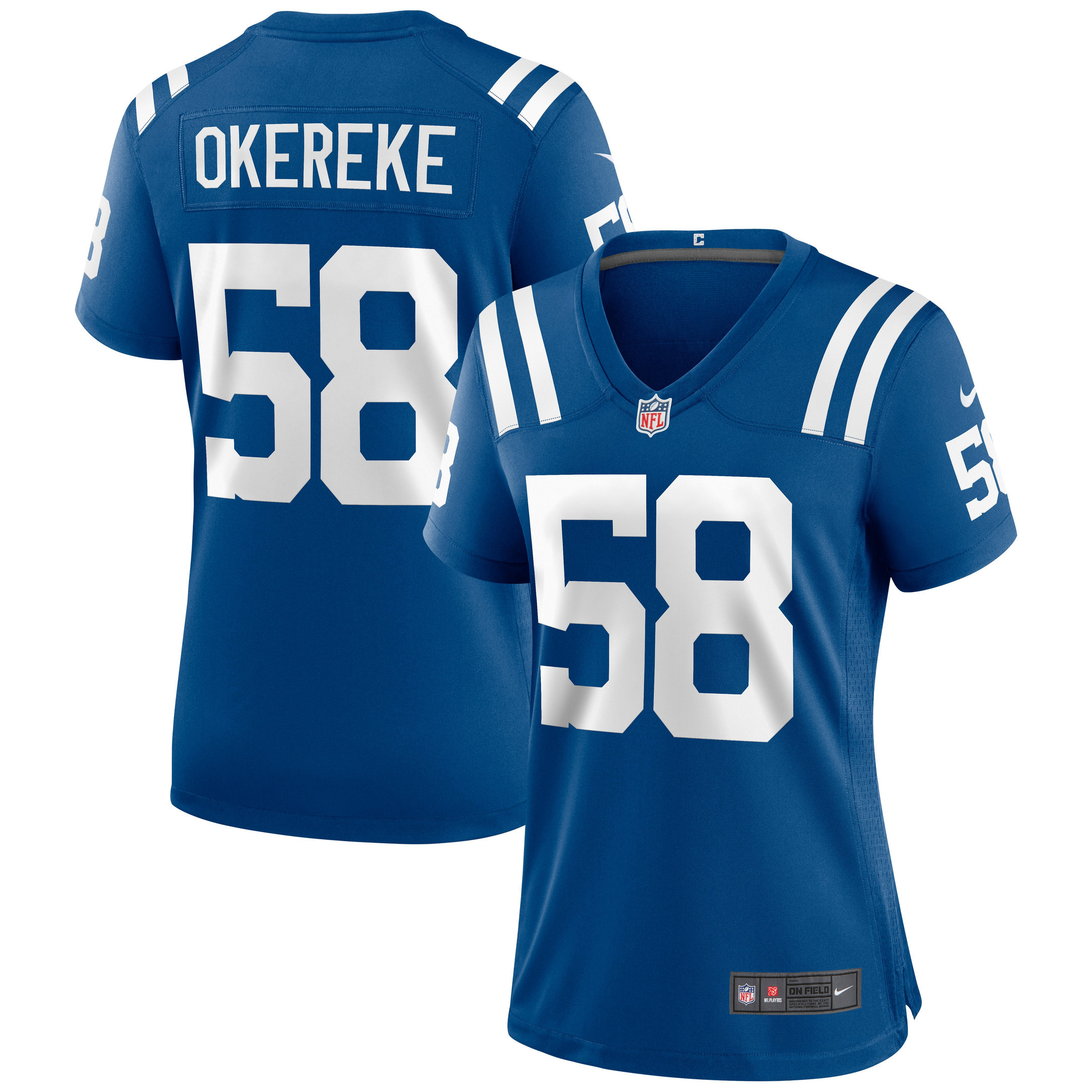 Bobby Okereke Indianapolis Colts Womens Game Jersey - Royal Nfl