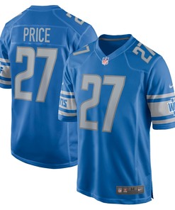 Bobby Price Detroit Lions Player Game Jersey - Blue Nfl