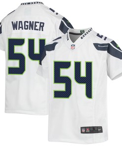 Bobby Wagner 54 Seattle Seahawks Youth Game Jersey - White