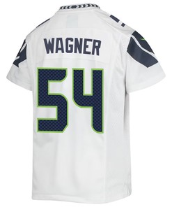 Bobby Wagner 54 Seattle Seahawks Youth Game Jersey - White