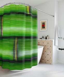 Bohemian Bamboo Art Shower Curtain for Home Decor - Make Your Bathroom Stylish and Trendy