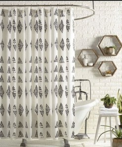 Boho Chic Shower Curtain for Stylish Bathroom 