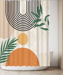 Boho Shower Curtain for Chic Boho Bathroom Decor 