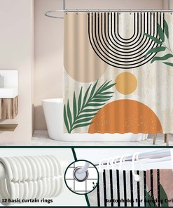 Boho Shower Curtain for Chic Boho Bathroom Decor 