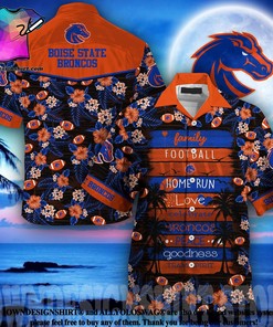 Boise State Broncos 3D All Over Print Hawaiian Shirt New Gift for Summer