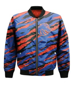 Boise State Broncos Bomber Jacket Sport Style Keep Go On - NCAA