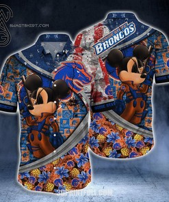 Boise State Broncos Mickey Mouse Combo Hawaiian Shirts