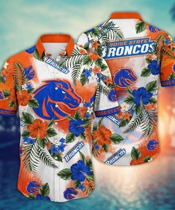 Boise State Broncos NCAA Flower Hawaii Shirt For Fans Ver 1