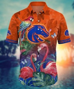 Boise State Broncos NCAA Flower Hawaii Shirt For Fans Ver 11