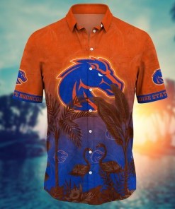 Boise State Broncos NCAA Flower Hawaii Shirt For Fans Ver 12
