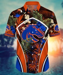 Boise State Broncos NCAA Flower Hawaii Shirt For Fans Ver 16