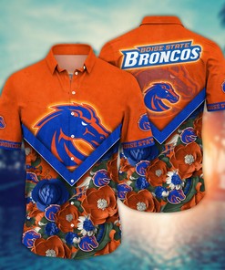 Boise State Broncos NCAA Flower Hawaii Shirt For Fans Ver 19