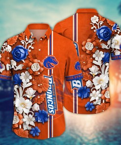 Boise State Broncos NCAA Flower Hawaii Shirt For Fans Ver 24