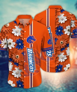 Boise State Broncos NCAA Flower Hawaii Shirt For Fans Ver 26