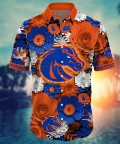 Boise State Broncos NCAA Flower Hawaii Shirt For Fans Ver 27