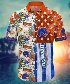 Boise State Broncos NCAA Flower Hawaii Shirt For Fans Ver 7