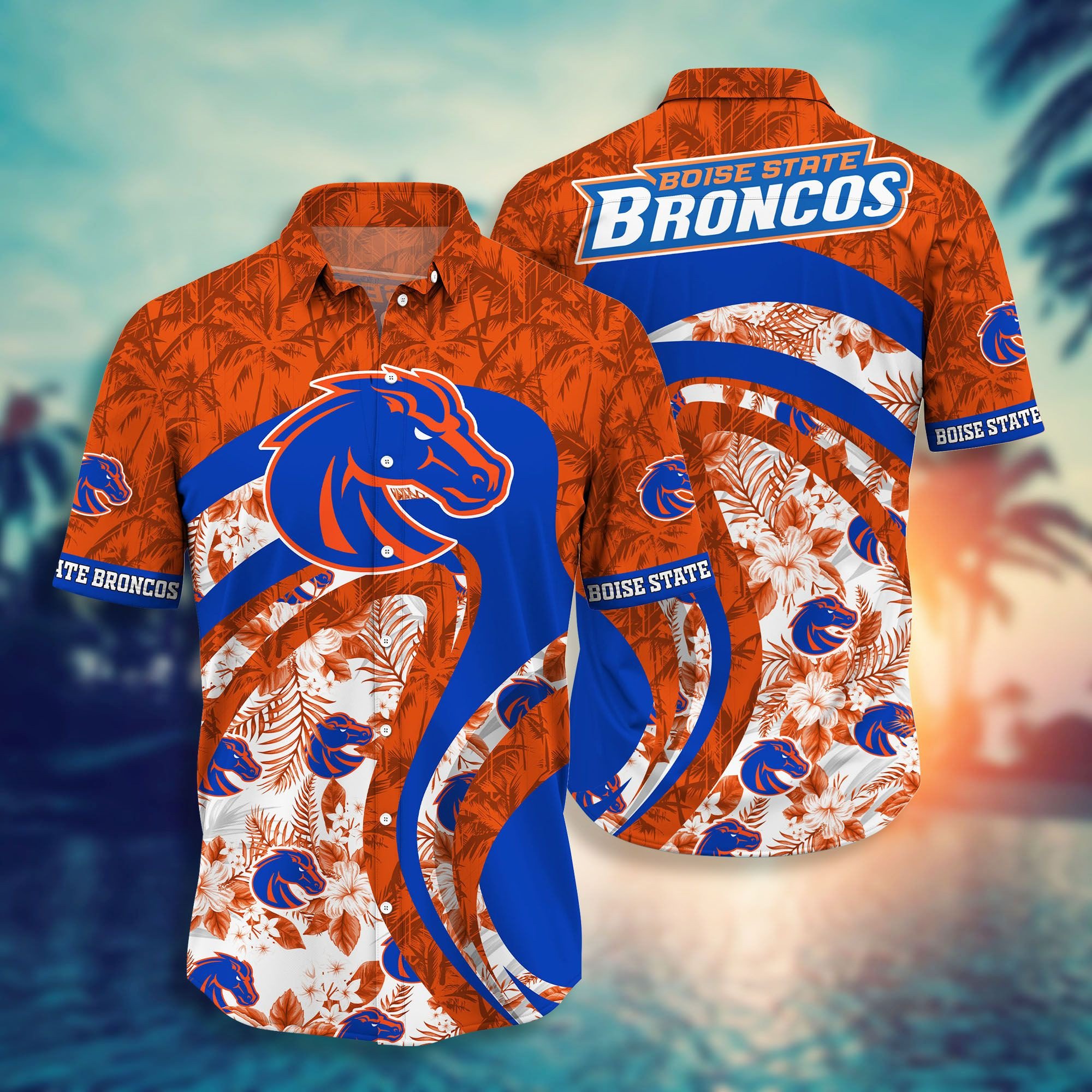 Boise State Broncos NCAA Hawaiian Shirt for Men And Women