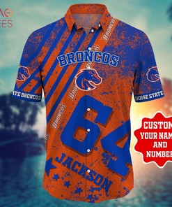 Boise State Broncos Personalized Hawaiian Shirt