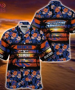 Boise State Broncos Summer Hawaiian Shirt, Floral Pattern for Sports Enthusiast This Year