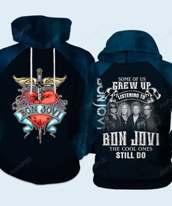 Bon Jovi Style 1 3D Hoodie Zip Hoodie