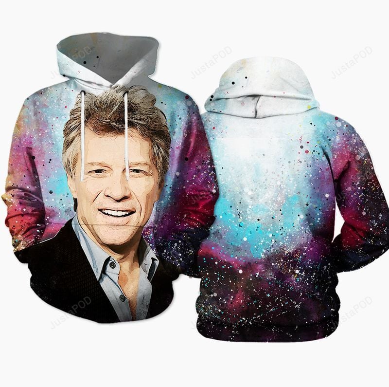 Bon Jovi Style 1 3D Hoodie Zip Hoodie for Fans
