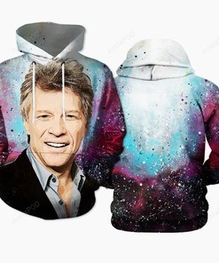 Bon Jovi Style 1 3D Hoodie Zip Hoodie for Fans