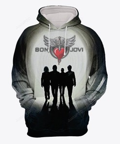 Bon Jovi Style 4 3D Hoodie Zip Hoodie