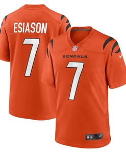 Boomer Esiason 7 Cincinnati Bengals Retired Player Alternate Game Jersey - Orange