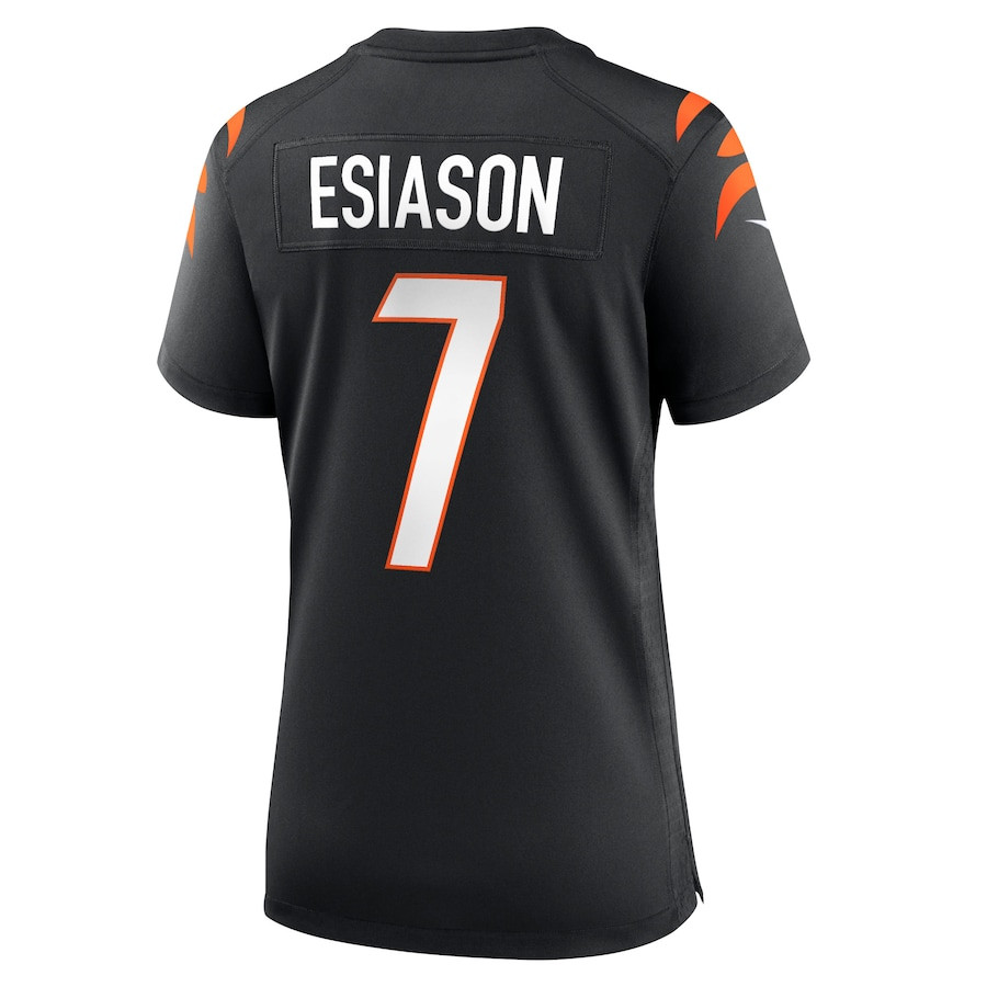 Boomer Esiason 7 Cincinnati Bengals Women's Retired Player Jersey - Black