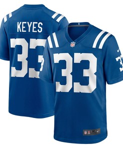 Bopete Keyes Indianapolis Colts Team Game Jersey - Royal Nfl