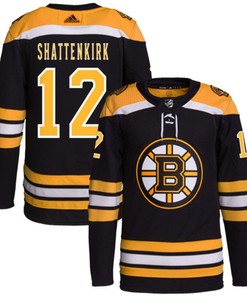 Boston Bruins #12 Kevin Shattenkirk Black Stitched Jersey