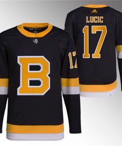 Boston Bruins #17 Milan Lucic Black Home Breakaway Stitched Jersey