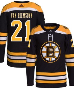 Boston Bruins #21 James Van Riemsdyk Black Stitched Jersey